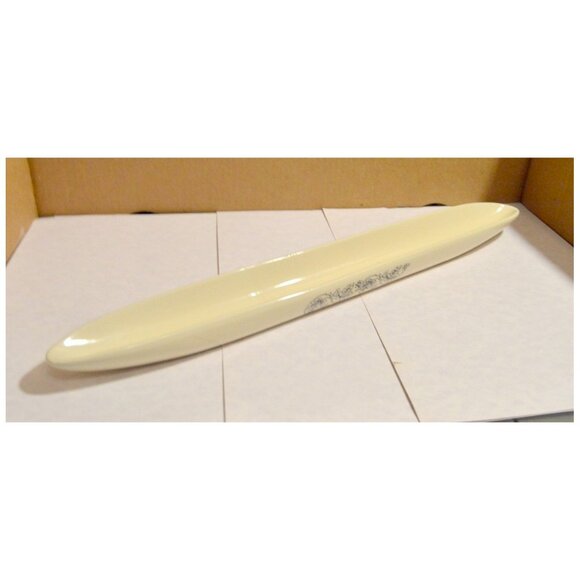 Shonfeld's Olive Boat Ceramic Stoneware Serving Dish ~16" long Vintage - Picture 2 of 3